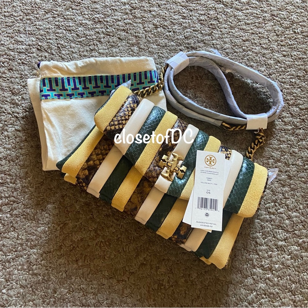 Tory Burch Kira Leather Chain Crossbody